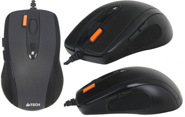 Мишка A4Tech N-70FX-1 чорна USB V-Track - купить в интернет-магазине Анклав