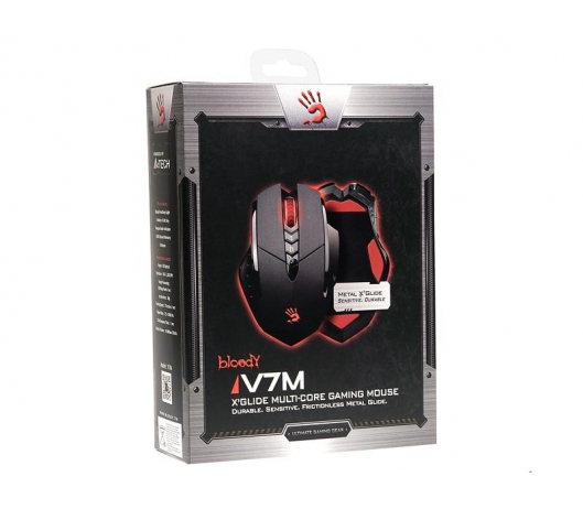 Мишка A4Tech V7M Bloody Black USB V-Track - купить в интернет-магазине Анклав