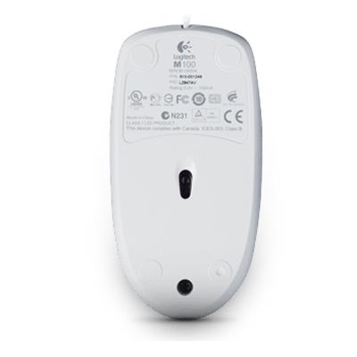 Мишка Logitech B100 (910-003360) White USB - купить в интернет-магазине Анклав