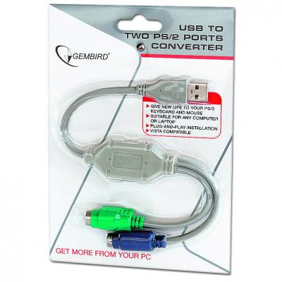 Контролер USB-2xPS/2 Cablexpert  (UAPS12) - купить в интернет-магазине Анклав