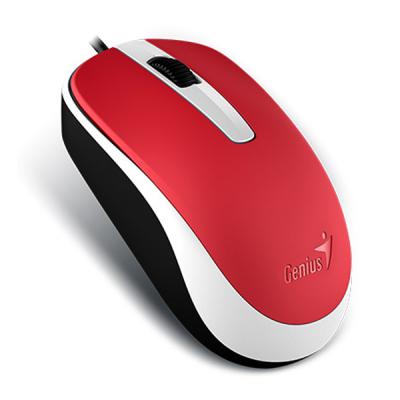 Миша Genius DX-120 (31010105104) red USB - купить в интернет-магазине Анклав