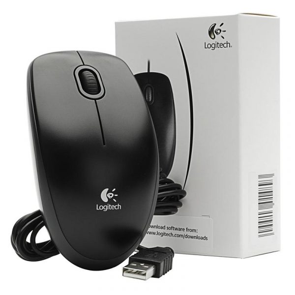 Мишка Logitech B100 (910-003357) Black USB - купить в интернет-магазине Анклав