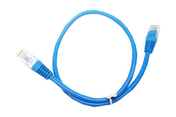 Патч-корд литой ATcom, UTP, RJ45, Cat.5e, 0,5m, синій (4961) - купить в интернет-магазине Анклав