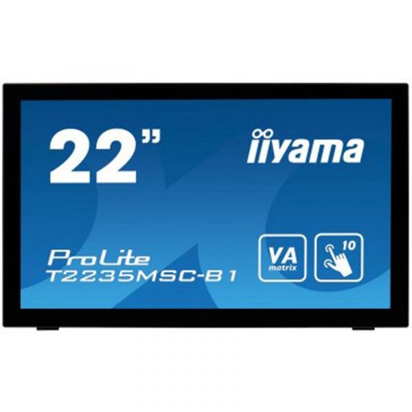 Iiyama 21.5" T2235MSC-B1 VA Black Multitouch - купить в интернет-магазине Анклав