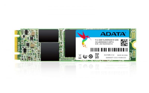 SSD  512GB A-Data Ultimate SU800 M.2 2280 SATAIII 3D TLC (ASU800NS38-512GT-C) - купить в интернет-магазине Анклав