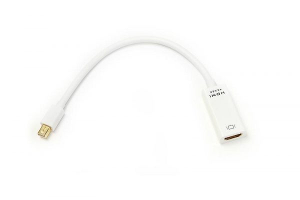 Адаптер PowerPlant (KD00AS1279) miniDisplayPort-HDMI, 0.15м, White - купить в интернет-магазине Анклав