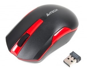 Мышь беспроводная A4Tech G3-200N Black/Red USB V-Track - купить в интернет-магазине Анклав