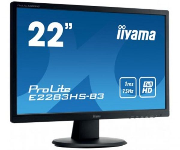 Iiyama 21.5" E2283HS-B3 Black - купить в интернет-магазине Анклав