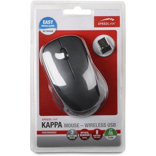 Мышь беспроводная SpeedLink Kappa (SL-630011-BK) Black USB - купить в интернет-магазине Анклав