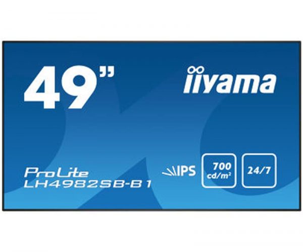 Монітор Iiyama 48.5" LH4982SB-B1 IPS Black - купить в интернет-магазине Анклав