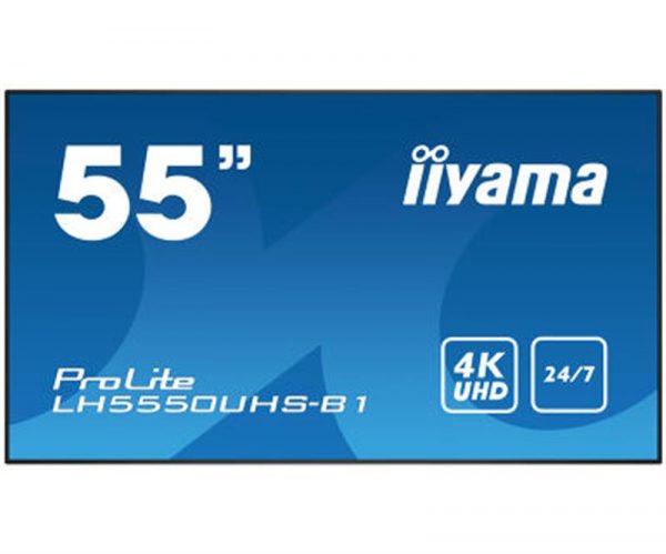 Iiyama 55" LH5550UHS-B1 AMVA3 Black - купить в интернет-магазине Анклав
