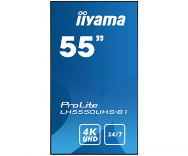 Iiyama 55" LH5550UHS-B1 AMVA3 Black - купить в интернет-магазине Анклав