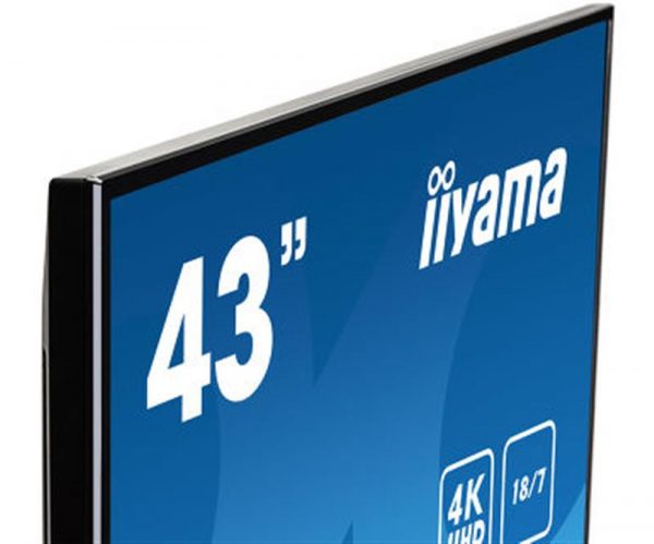 Iiyama 42.5" LE4340UHS-B1 AMVA3 Black - купить в интернет-магазине Анклав