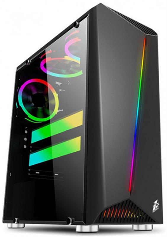 Корпус 1stPlayer Rainbow-R3 Color LED Black без БП 6931630200376 - купить в интернет-магазине Анклав