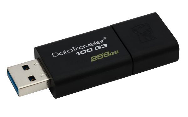 Флеш-накопитель USB3.1 256GB Kingston DataTraveler 100 G3 (DT100G3/256GB) - купить в интернет-магазине Анклав