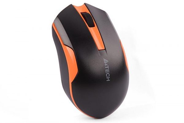 Мишка бездротова A4Tech G3-200N Black/Orange USB V-Track - купить в интернет-магазине Анклав