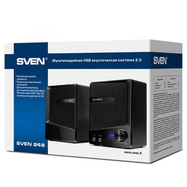 Акустична система Sven 248 Black - купить в интернет-магазине Анклав