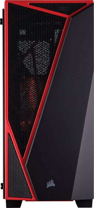 Корпус Corsair Carbide SPEC-04 Tempered Glass Black/Red (CC-9011117-WW) без БЖ - купить в интернет-магазине Анклав