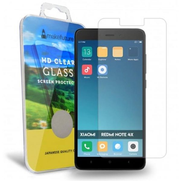 Защитное стекло MakeFuture для Xiaomi Redmi Note 4X, 0.33 mm (MG-XRN4X) - купить в интернет-магазине Анклав
