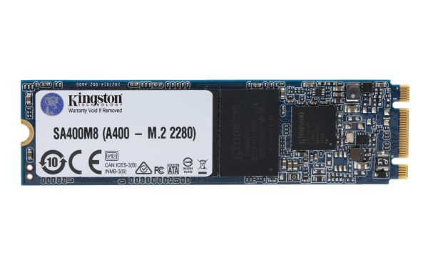 SSD  120GB Kingston A400 2.5" M.2 2280 SATA III TLC (SA400M8/120G) - купить в интернет-магазине Анклав