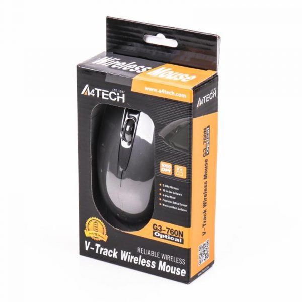 Миша бездротова A4Tech G3-760N Black USB V-Track - купить в интернет-магазине Анклав
