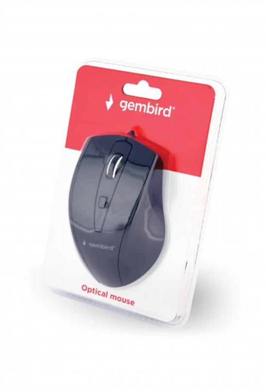 Мишка Gembird MUS-4B-02 Black USB - купить в интернет-магазине Анклав