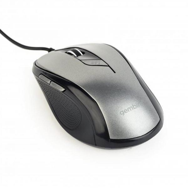 Мишка Gembird MUS-6B-01-BG Black/Grey USB - купить в интернет-магазине Анклав