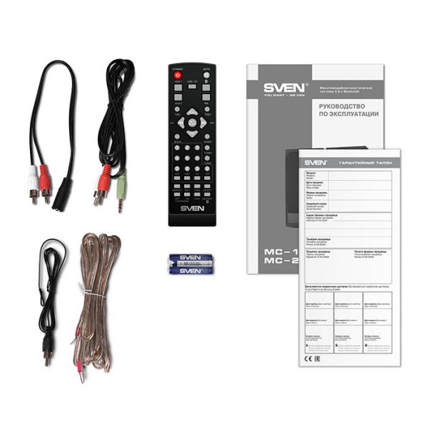 Акустична система Sven 2.0 MC-10 Black - купить в интернет-магазине Анклав