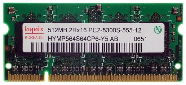 Модуль пам'яті 512Mb DDR2 667MHz Hynix (HYMP564S64CP6-Y5) - купить в интернет-магазине Анклав