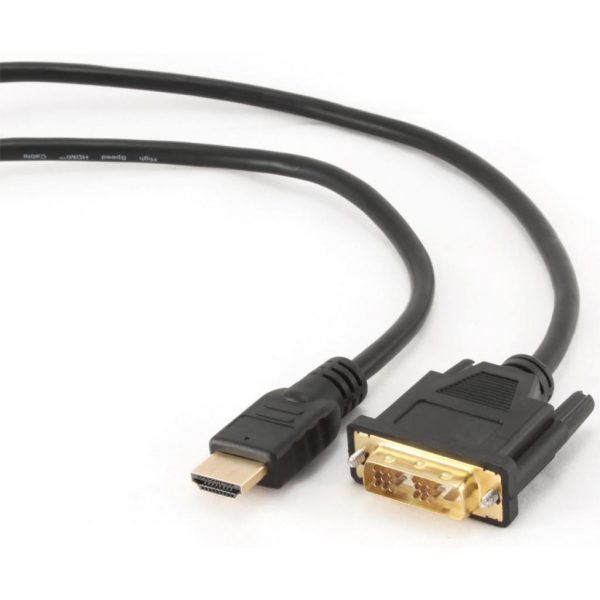 Кабель Gembird (CC-HDMI-DVI-10MC) HDMI-DVI 10м чорний - купить в интернет-магазине Анклав