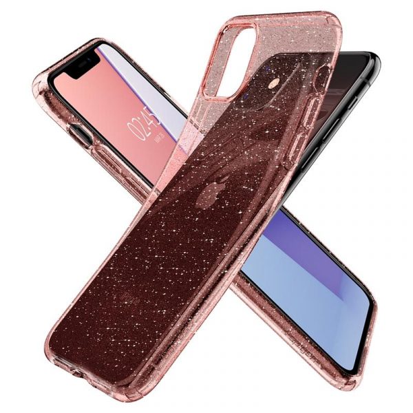 Чехол-накладка Spigen Liquid Crystal Glitter для Apple iPhone 11 Rose Quartz (076CS27182) - купить в интернет-магазине Анклав