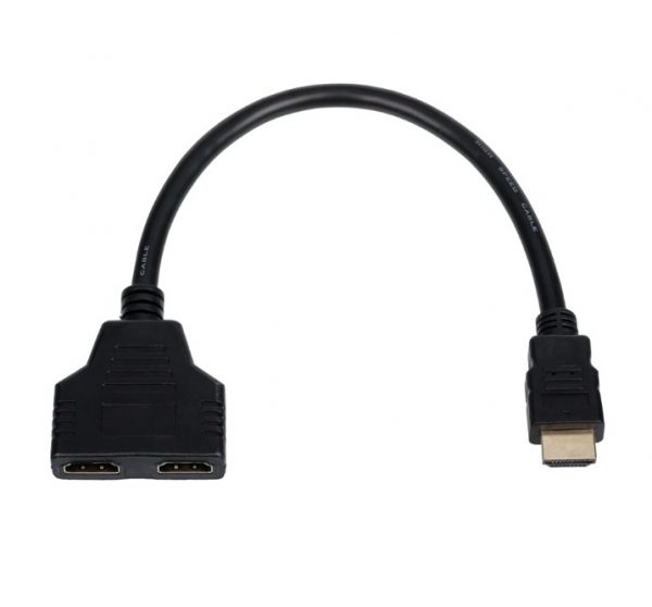 Кабель-розгалужувач Atcom (10901) HDMI-2HDMI 0.1 м, білий - купить в интернет-магазине Анклав