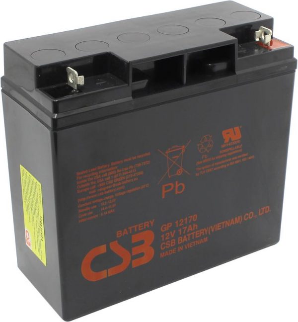 Аккумуляторная батарея CSB 12V 17AH (GP12170) AGM - купить в интернет-магазине Анклав