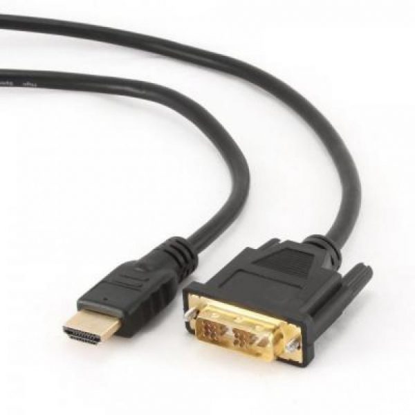 Кабель Cablexpert (CC-HDMI-DVI-0.5M) HDMI-DVI 0.5м чорний - купить в интернет-магазине Анклав