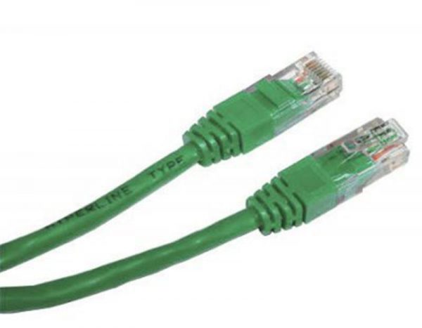 Патч-корд UTP Cablexpert (PP12-3M/G) литий, 50u "штекер із засувкою, 3 м, зелений - купить в интернет-магазине Анклав
