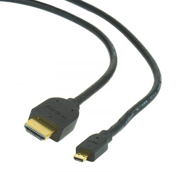 Кабель Gembird CC-HDMID-10 HDMI to micro D-male 3,0m bulk - купить в интернет-магазине Анклав