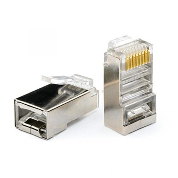 Конектор RJ45 Atcom (10698) екранований 100 шт/уп - купить в интернет-магазине Анклав