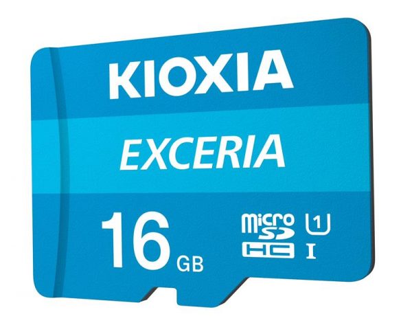 Карта памяти MicroSDHC   16GB UHS-I Class 10 Kioxia Exceria R100MB/s (LMEX1L016GG2) + SD-адаптер - купить в интернет-магазине Анклав