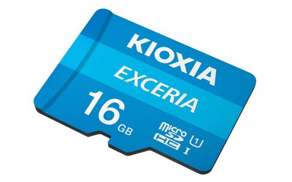 Карта пам'яті MicroSDHC 16GB UHS-I Class 10 Kioxia Exceria R100MB/s (LMEX1L016GG2) + SD-адаптер - купить в интернет-магазине Анклав