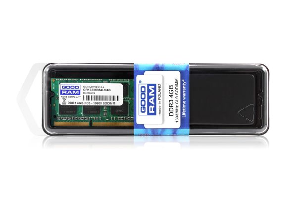 Модуль памяти  SO-DIMM 4GB/1333 DDR3 GOODRAM (GR1333S364L9S/4G) - купить в интернет-магазине Анклав