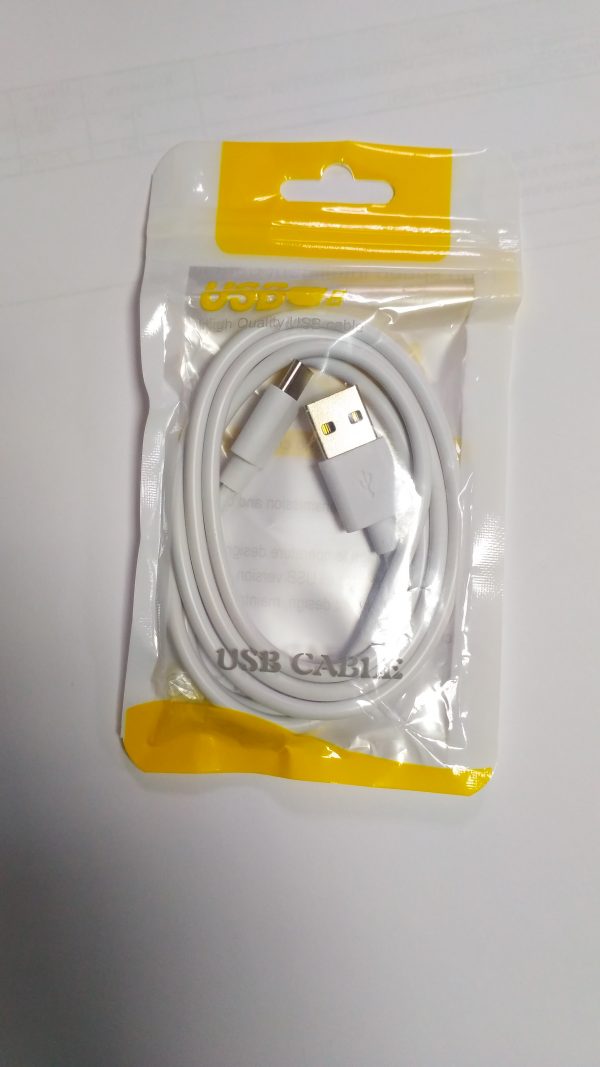 USB 2.0 Type-C – USB 1м OUTMIX White - купить в интернет-магазине Анклав
