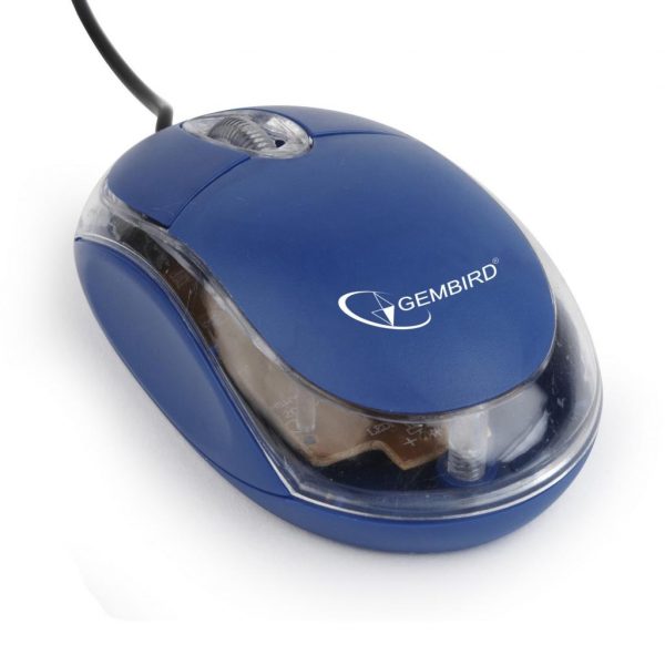 Мышь Gembird MUS-U-01-BT Blue USB - купить в интернет-магазине Анклав