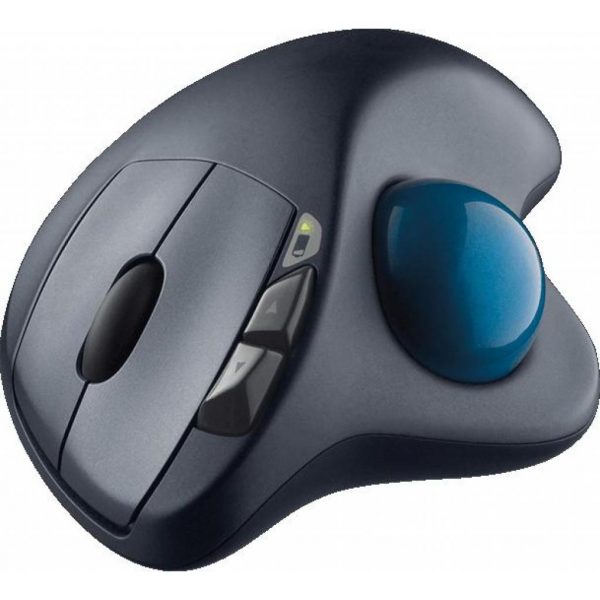 Мышь беспроводная Logitech M570 Trackball (910-001882) Silver/Blue USB лазерная - купить в интернет-магазине Анклав