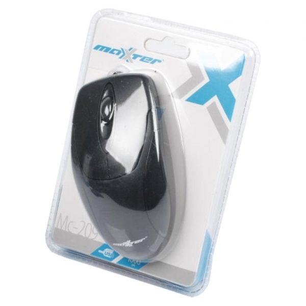 Мишка Maxxter Mc-209 Black USB - купить в интернет-магазине Анклав
