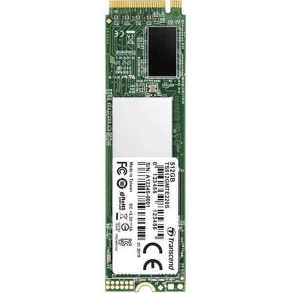 SSD  512GB Transcend 220S M.2 2280 PCIe 3.0 x4 3D TLC (TS512GMTE220S) - купить в интернет-магазине Анклав