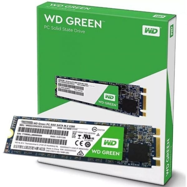 Накопичувач SSD  480GB WD Green M.2 2280 SATAIII TLC (WDS480G2G0B) - купить в интернет-магазине Анклав