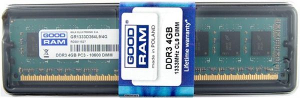 Модуль памяти DDR3 4GB/1333 GOODRAM (GR1333D364L9S/4G) - купить в интернет-магазине Анклав