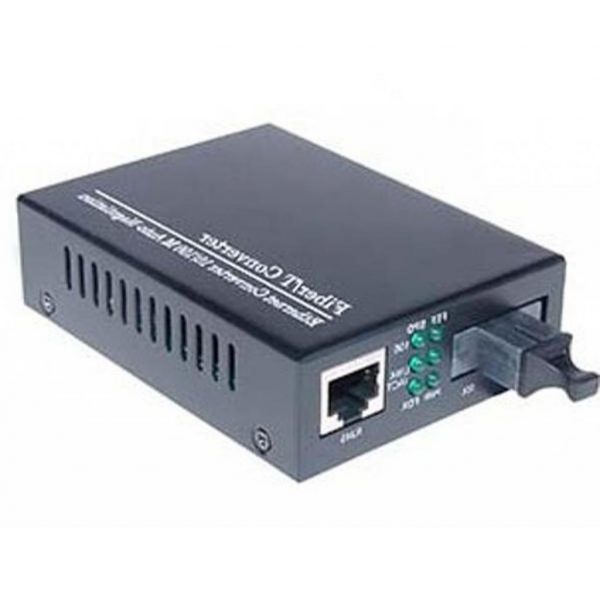 Медіаконвертер Merlion 10/100Base-TX to 100Base-F 1310нм, SM, SC/RJ-45, 25 км + БП (HTB-3100A / 1310_WDM) - купить в интернет-магазине Анклав