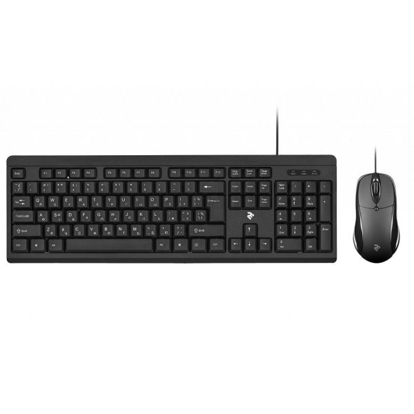 Комплект (клавиатура, мышь) 2E MK401 (2E-MK401UB) Black USB - купить в интернет-магазине Анклав