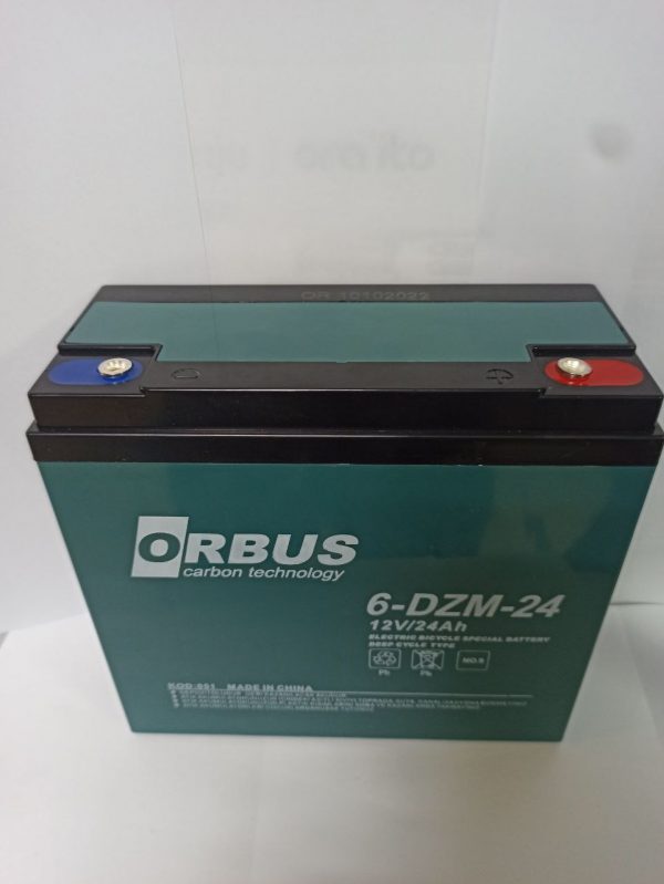 Акумуляторна батарея ORBUS AGM 12V 24 Ah (6-DZM-24) - купить в интернет-магазине Анклав